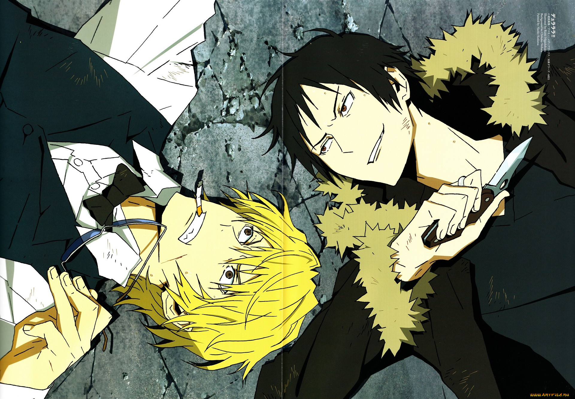 аниме, <b>durarara</b>, парни.